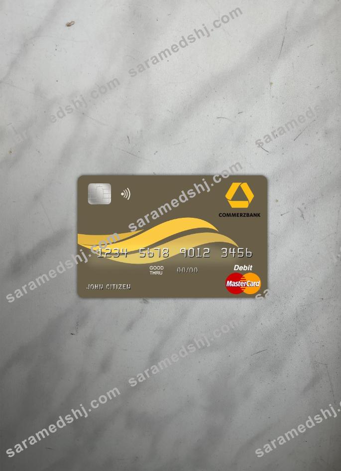 Belize Commerzbank master card photolook front